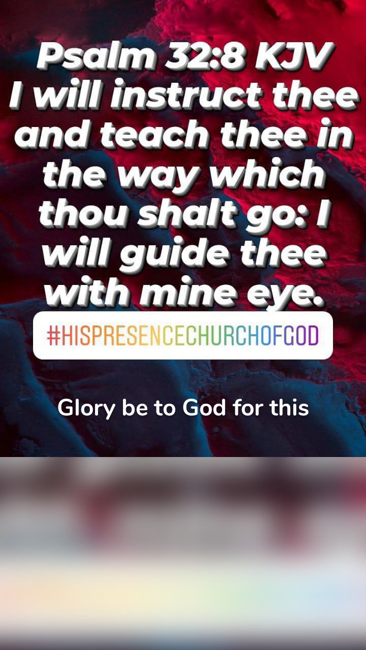 Glory be to God for this